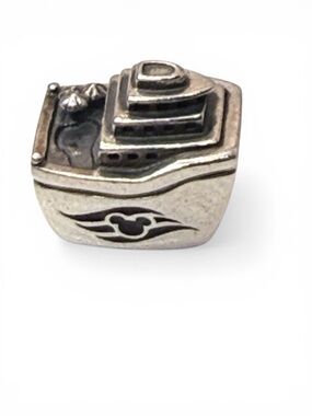 Retired Pandora Disney Cruise Ship Charm 791043 Travel Vacation 925 ALE